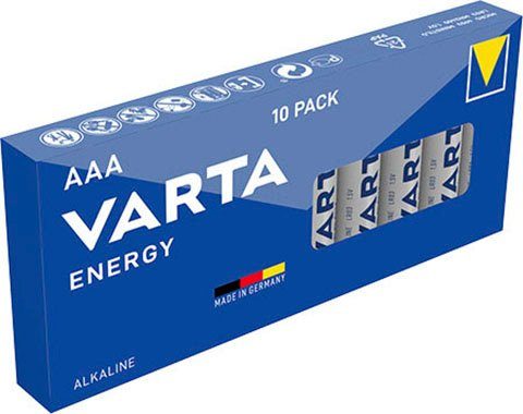 Taschenlampe Energy batteriebetriebene AAA und St), für LR3 Spielzeug VARTA (10 ideal LR03 andere Micro Batterie, Geräte