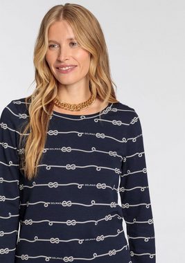 DELMAO Sweatshirt mit maritimen Druck