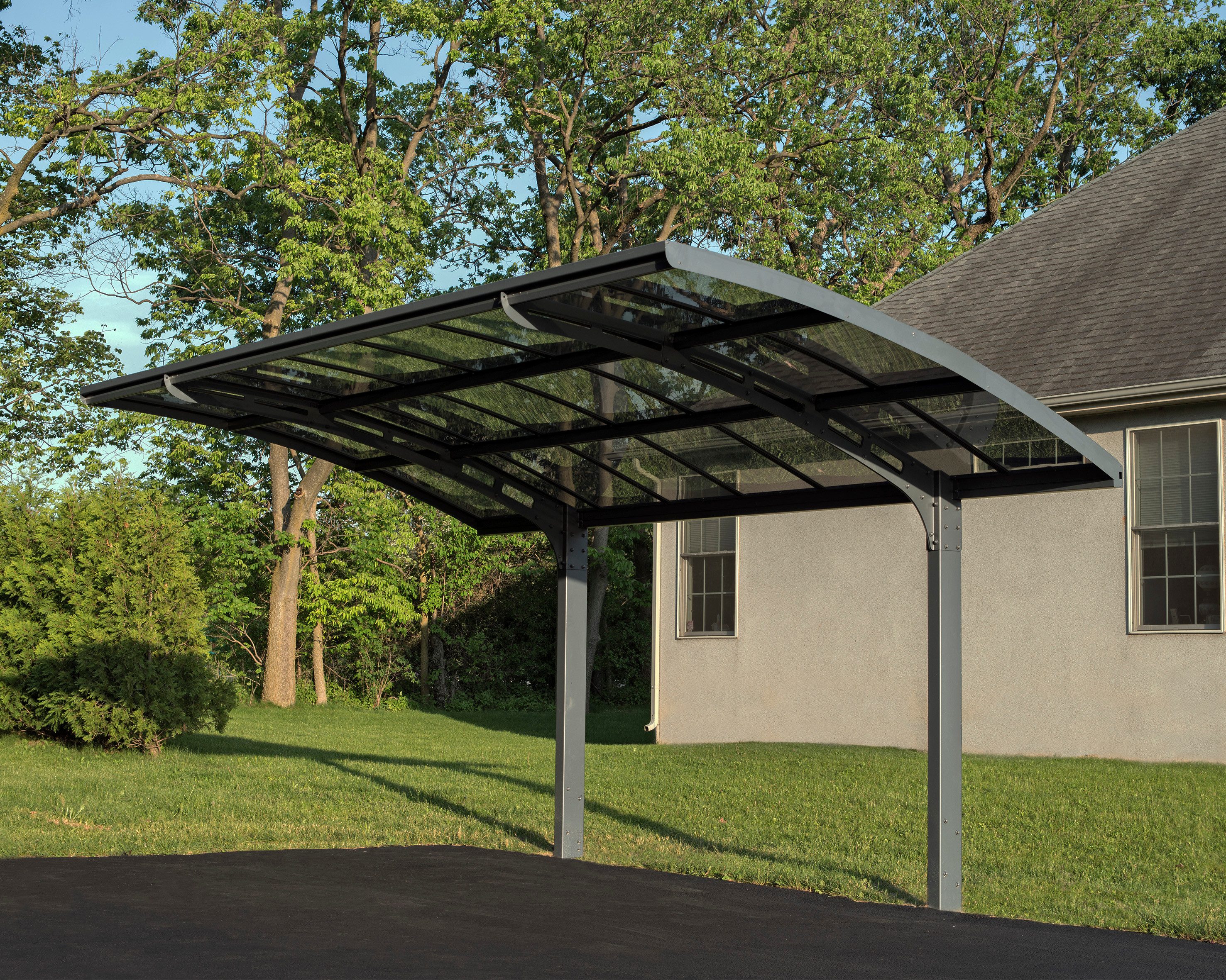 Palram - Canopia Einzelcarport Arizona, BxT: 578x495 cm, 200 cm Einfahrtshöhe, 100% UV-geschützt