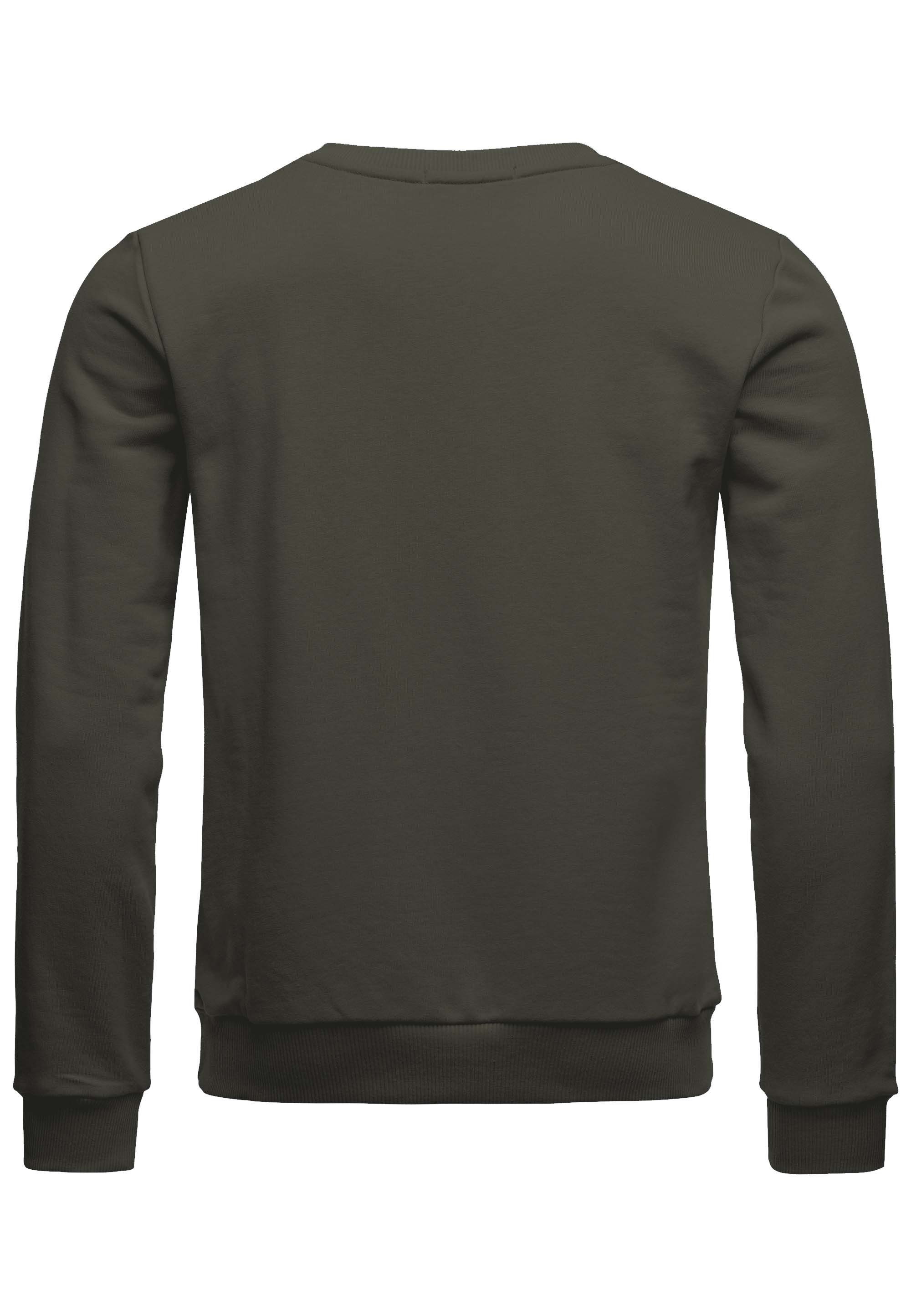RedBridge Sweatshirt Basic Langarmshirt - Rundhals, günstig online kaufen