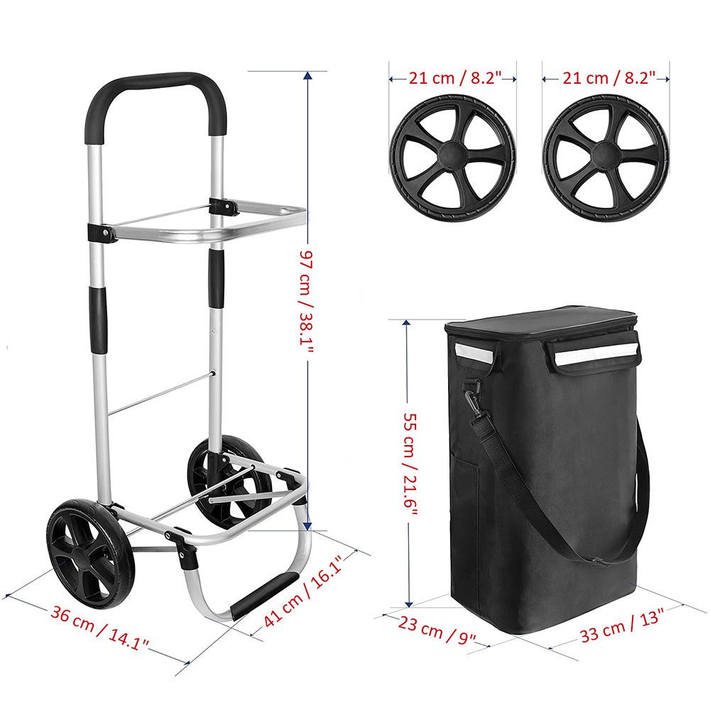 Ribelli Einkaufstrolley Einkaufstrolley mit Korb, Einkaufswagen, Treppensac günstig online kaufen