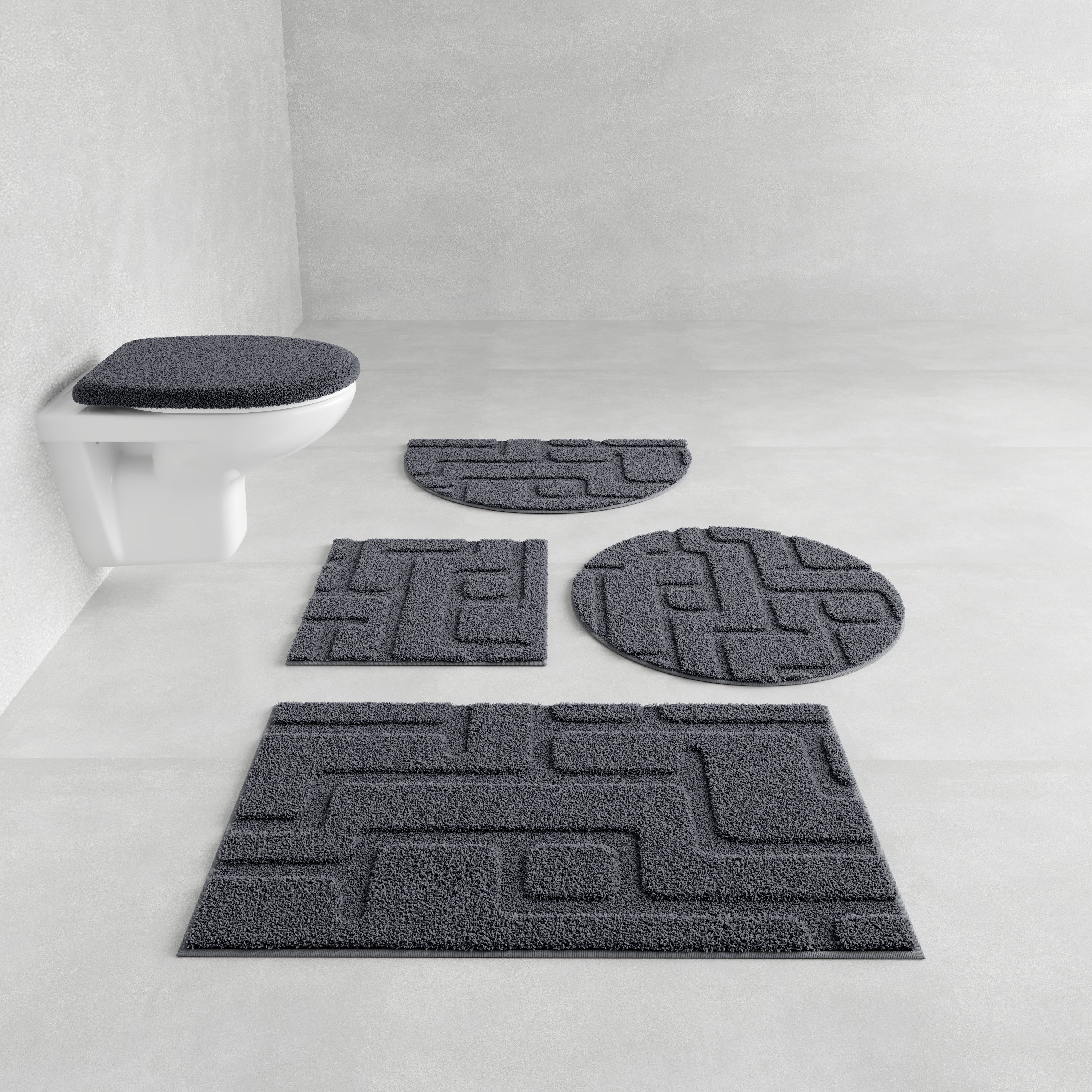 Grund Badematte Riana, Badvorleger, Badezimmer Teppich, günstig online kaufen