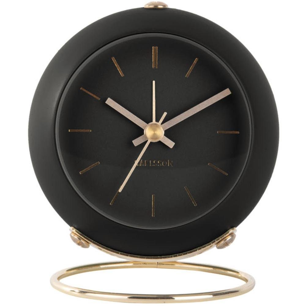 Karlsson Uhr Wecker Globe Schwarz günstig online kaufen