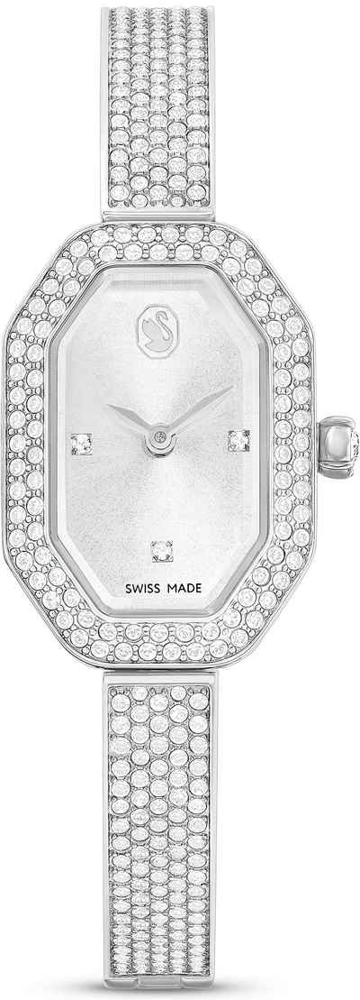 Swarovski Quarzuhr DEXTERA BANGLE, Armbanduhr, Damenuhr, Swarovski-Kristalle, Swiss Made