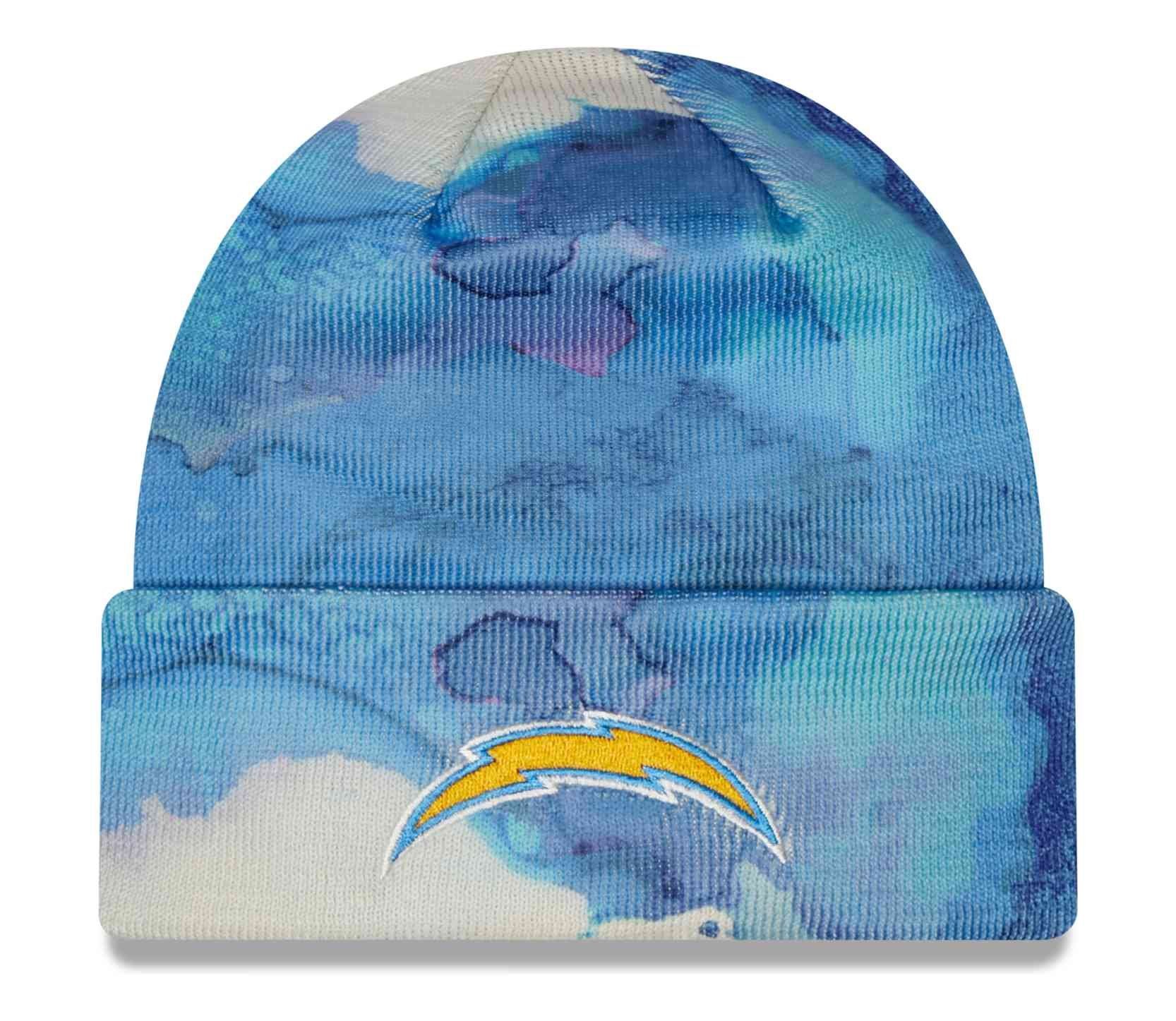 Knit New NFL Sideline Angeles Los Beanie Era 2022 Chargers Ink