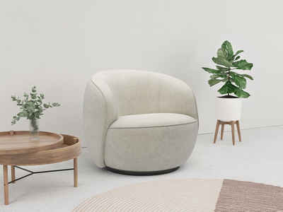 LeGer Home by Lena Gercke Loungesessel Effie, mit 360° Drehfunktion, komfortables Sitzen