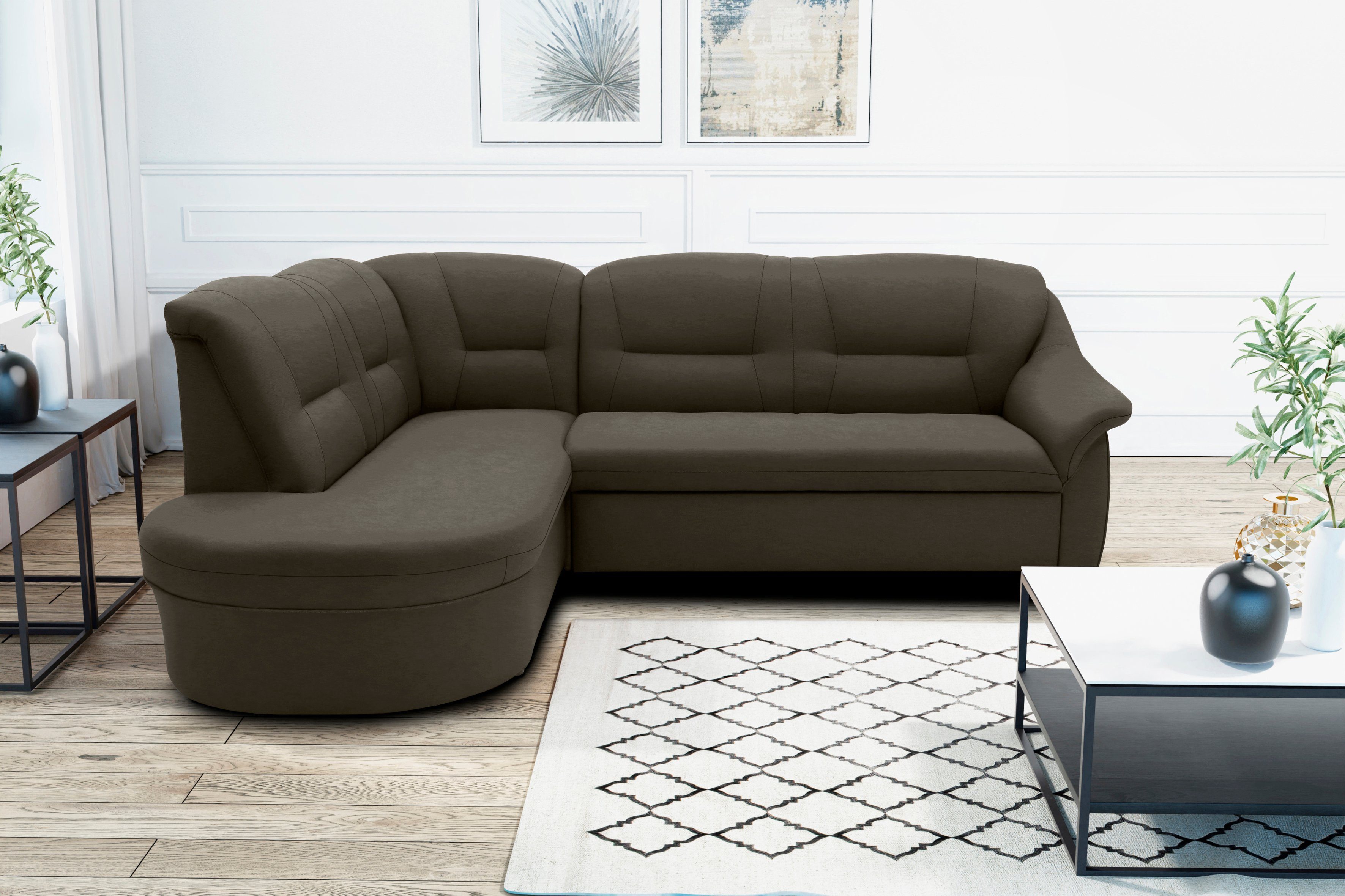 DOMO collection Ecksofa Faenza für kleine günstig online kaufen