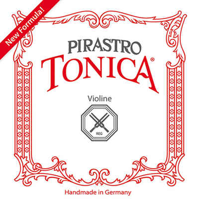 Pirastro Violine Pirastro Tonica D-Saite 4/4 Geige/Violine Nylonkern Silber umsponne...