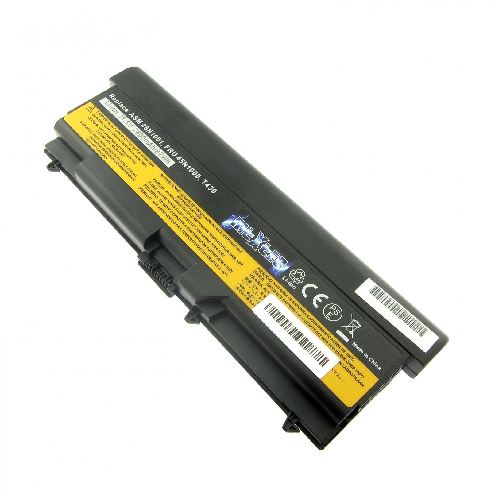 Zellen, 25, LENOVO MTXtec Wh, Laptop-Akku, 84 Lithium-Ionen Akku (LiIon) 9 Hoch Battery 11.1V, Zellen, 9 7800mAh, für LiIon,