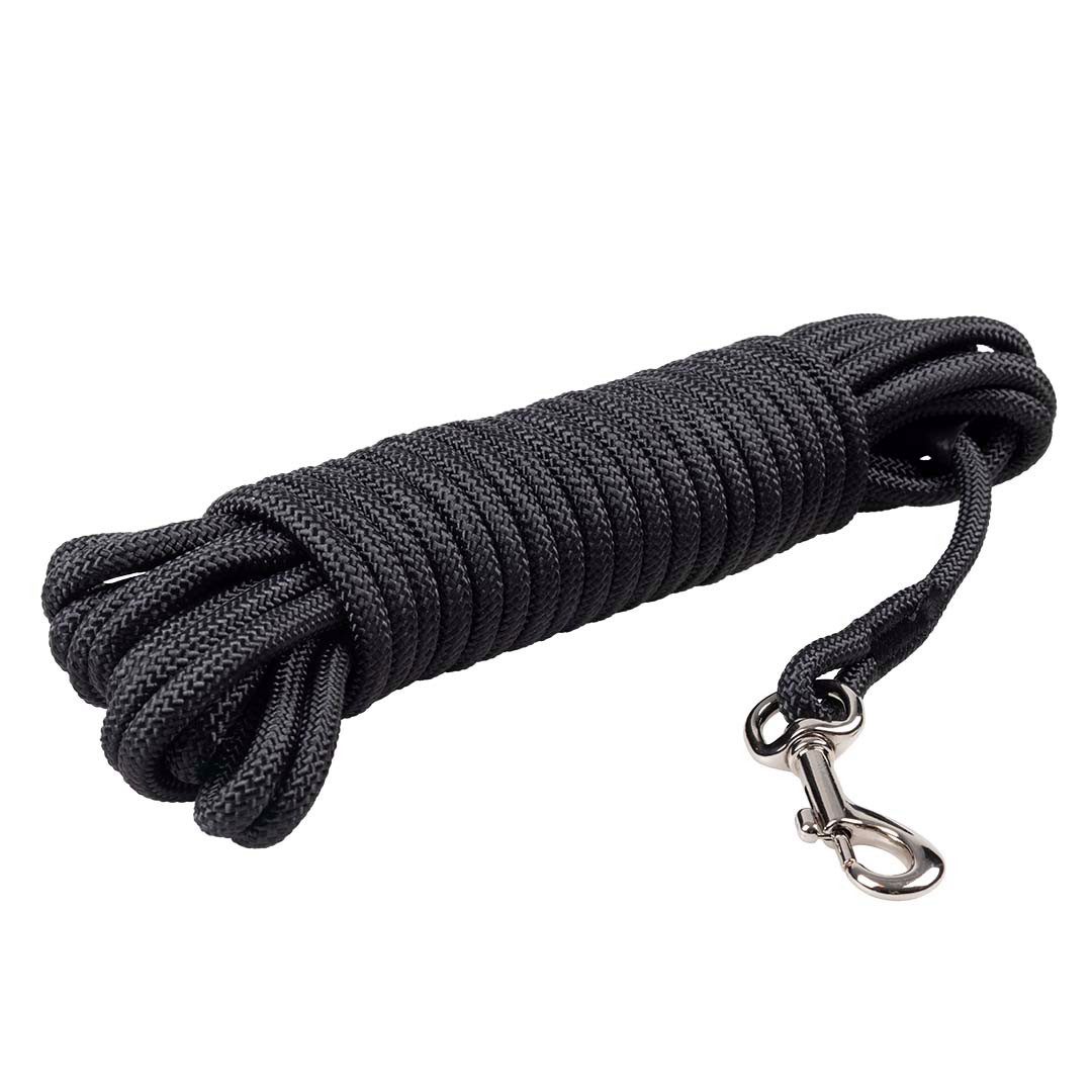 DUVO+ Schleppleine Duvoplus EXPLOR Trackingleine Classic rund - schwarz