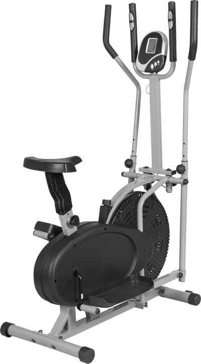 GORILLA SPORTS Crosstrainer mit Trainingscomputer, Pulsmesser, bis 110 kg - Ellipsentrainer (1-tlg)