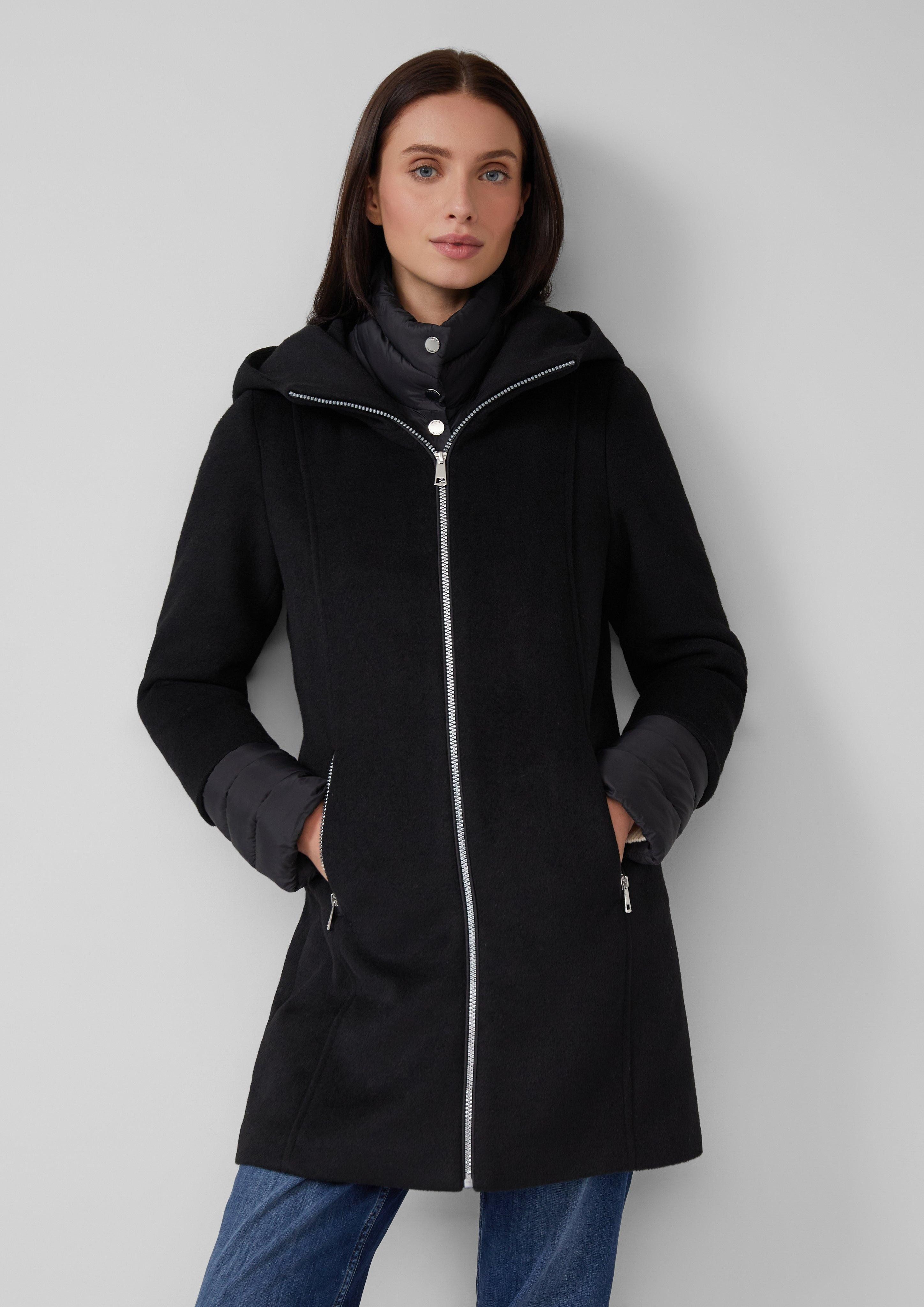 s.Oliver Funktionsmantel Slim-Fit-Mantel aus Webware mit günstig online kaufen