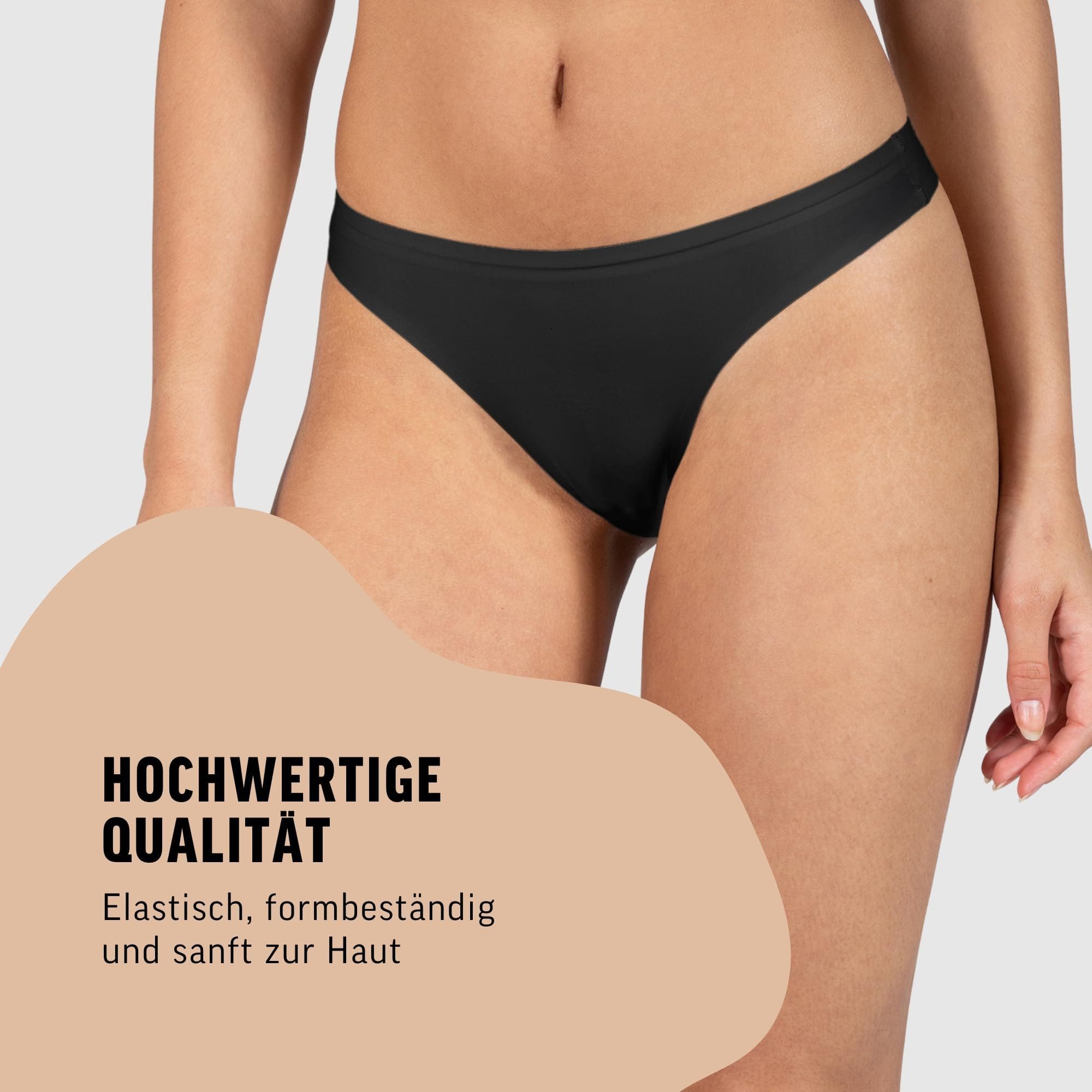 Smilodox Boxershorts Felisha 3er Pack, String Tanga, Seamless Unterhose mit günstig online kaufen