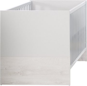 roba® Babymöbel-Set Maren 2, (Spar-Set, 2-St., Kinderbett, Wickelkommode), mit Kinderbett und schmaler Wickelkommode