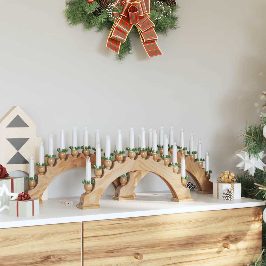 vidaXL Christbaumschmuck Weihnachtskerzenbogen mit 10 LED günstig online kaufen