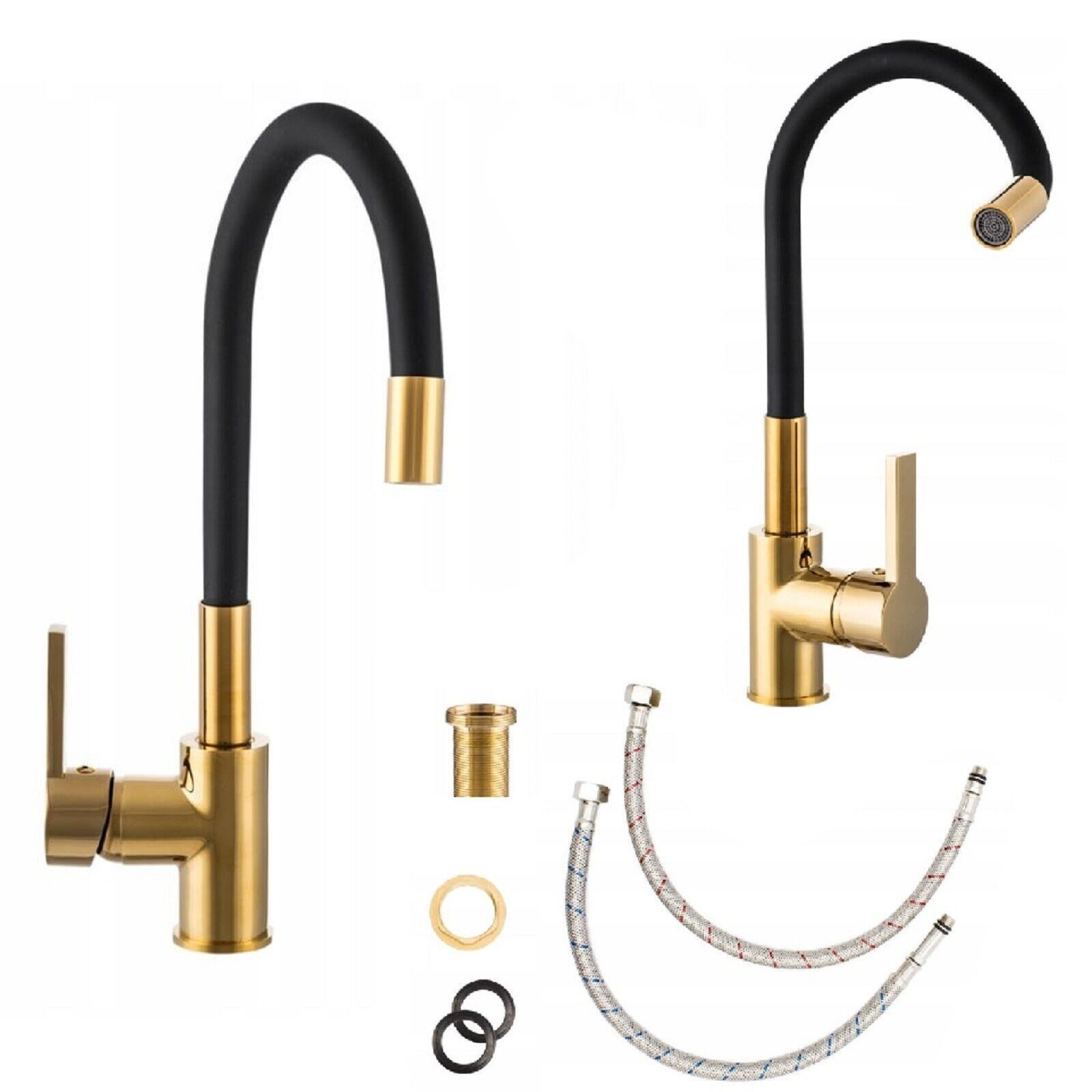 QLS Waschtischarmatur FLEX 2000 Küchenarmatur Wasserhahn günstig online kaufen