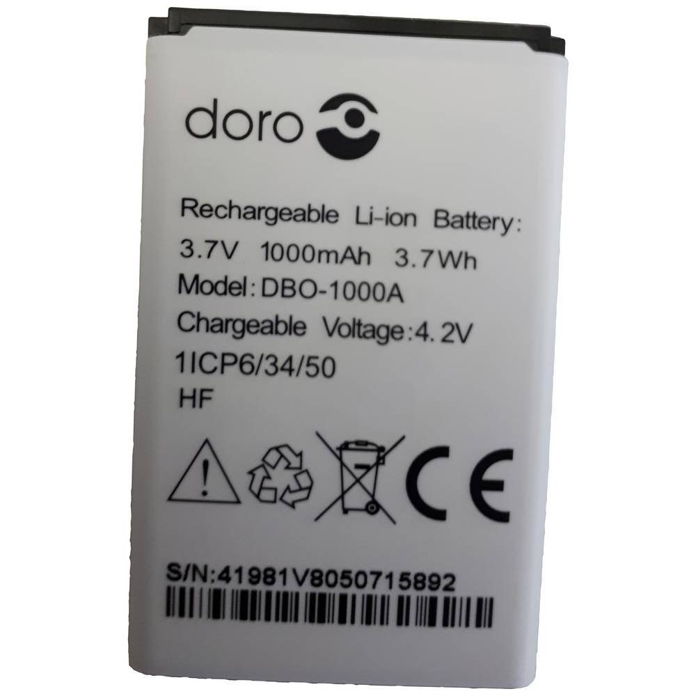 Doro Akku passend für 1370/1372/2404 380147 Handy-Akku