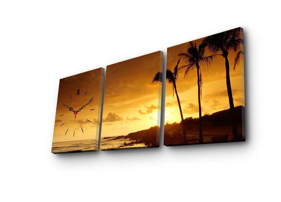 Wallity Leinwand Wanduhr