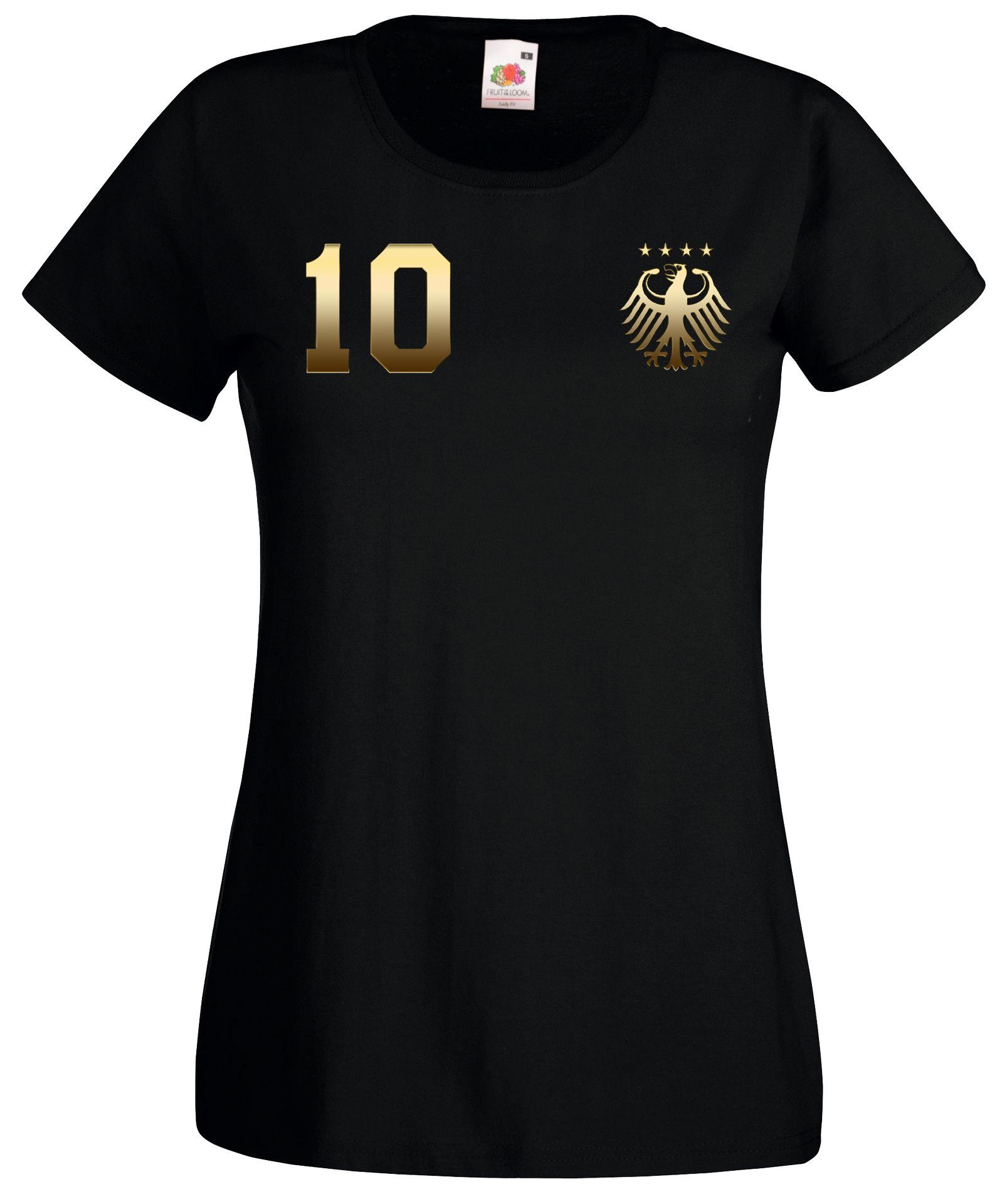 Youth Designz T-Shirt Deutschland Damen T-Shirt Trikot WM 2026 mit trendigem Motiv