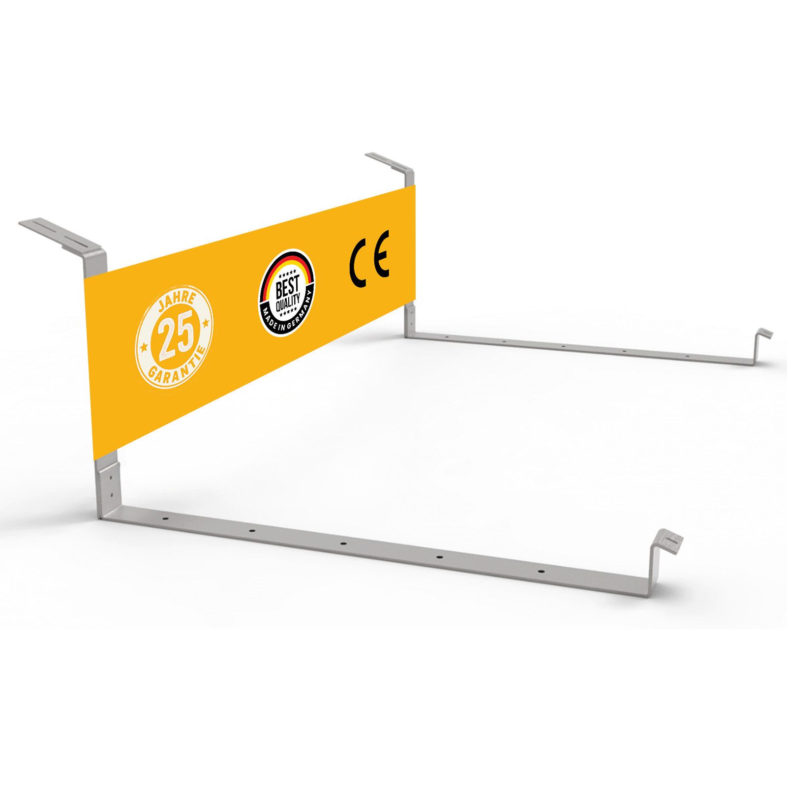 Kleines Kraftwerk Solarmodul-Halterung, (Flachdach/Garten 1 Modul, 1-tlg., 0% MwSt für Privatkunden, Einfache & schnelle Installation)