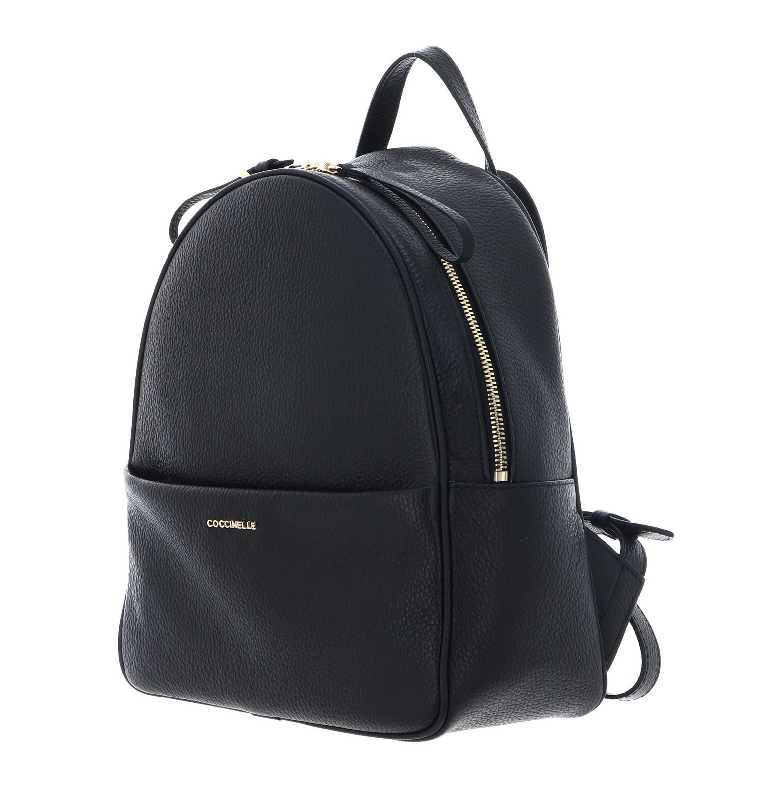 COCCINELLE Rucksack Backpack Grained Leather, aus echtem Rindsleder