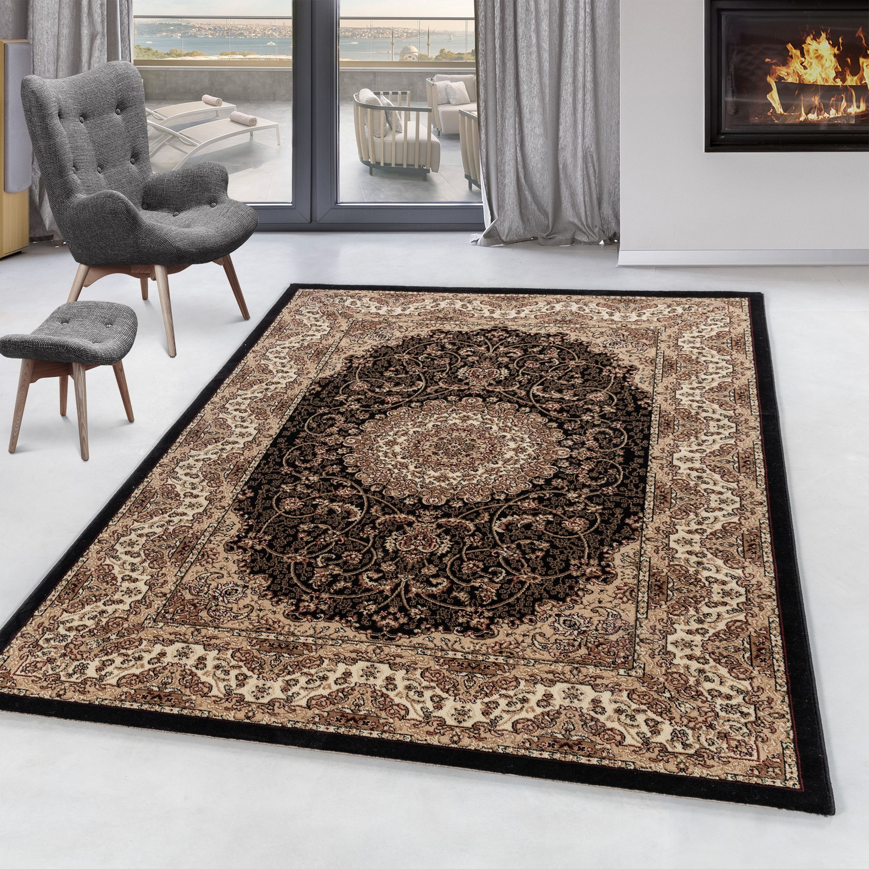 SIMPEX24 Orientteppich Orientalisch Design, Rechteckig, Höhe: 9 mm, Orient günstig online kaufen