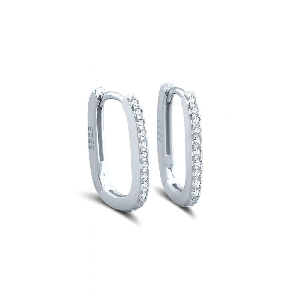 Suzan Gold Creolen-Set Orabella – Filigrane Huggies-Creolen aus 925 Silber mit Zirkonia