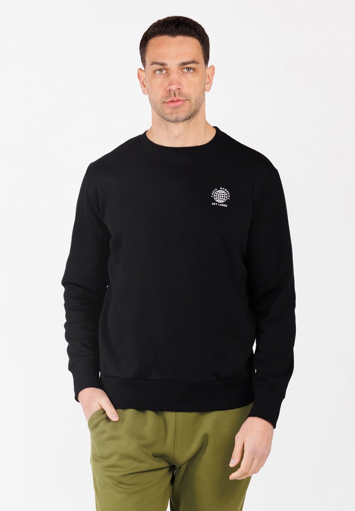 Key Largo Sweatshirt MSW KLFADED MEMORIES round (1er)