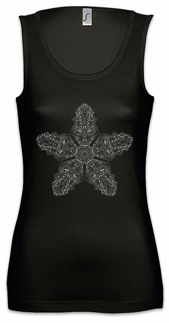 Tanktop Mandala II Ärmelloses Damen T-Shirt Yantra Hinduism Buddhism