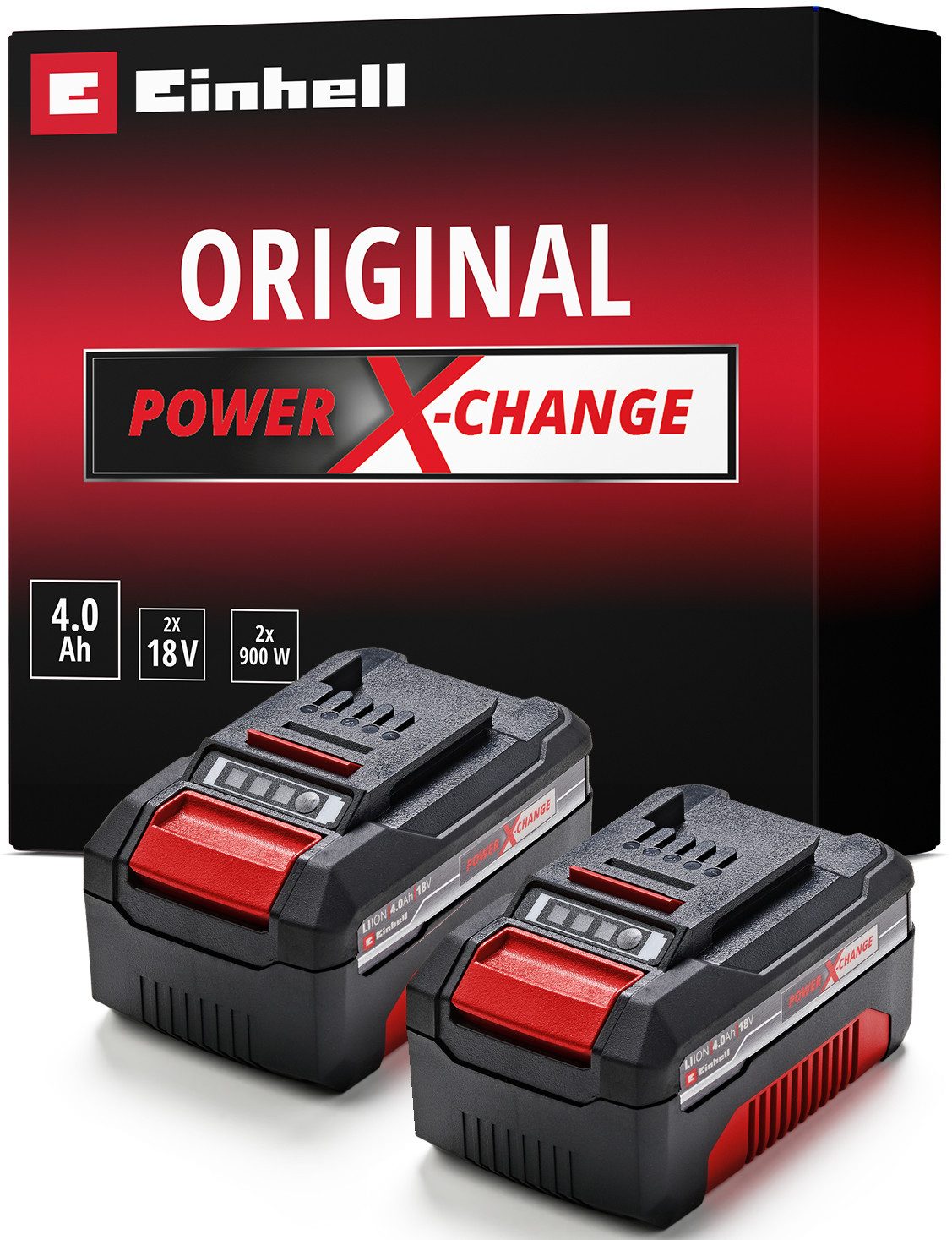 Einhell »PXC-Twinpack« Akku (2 St), 18 V, 4 Ah