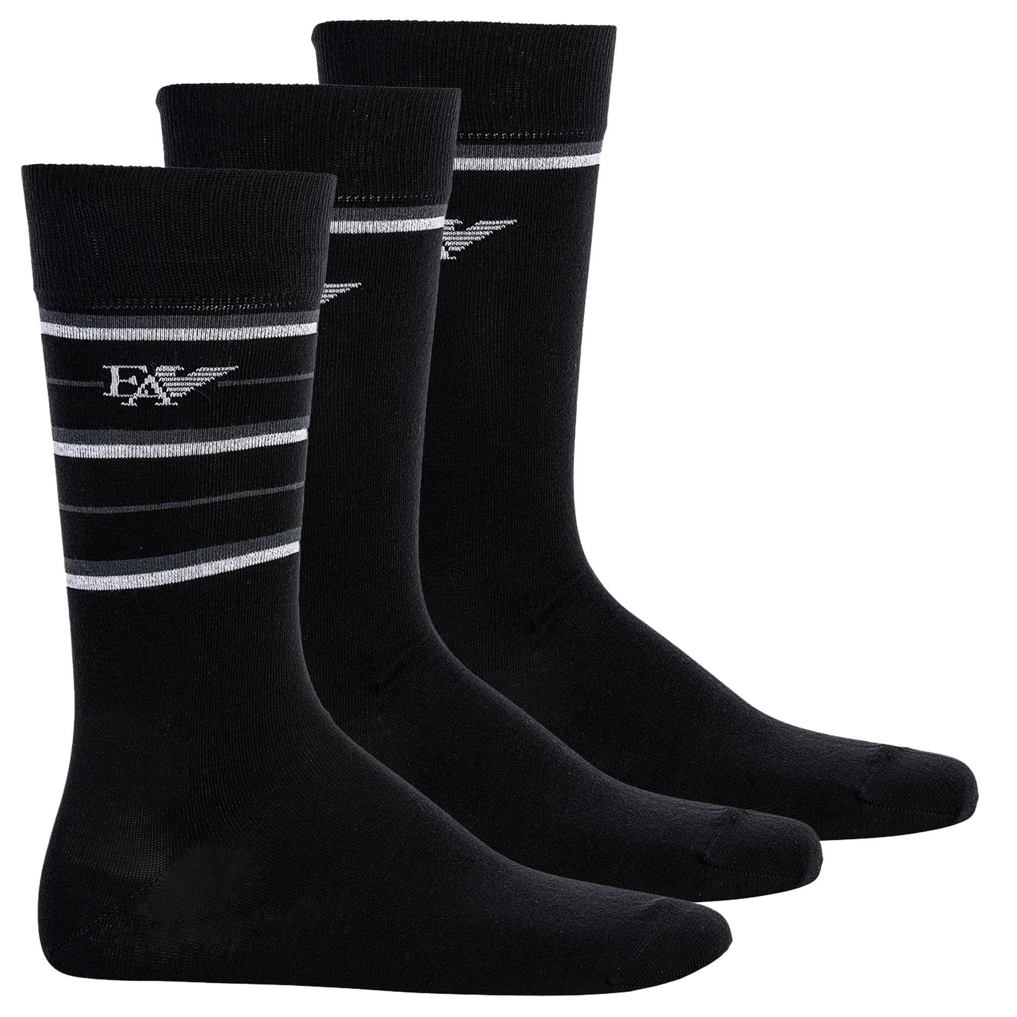 Emporio Armani Kurzsocken Herren 3er Pack Baumwolle (Packung, 3er Pack) günstig online kaufen