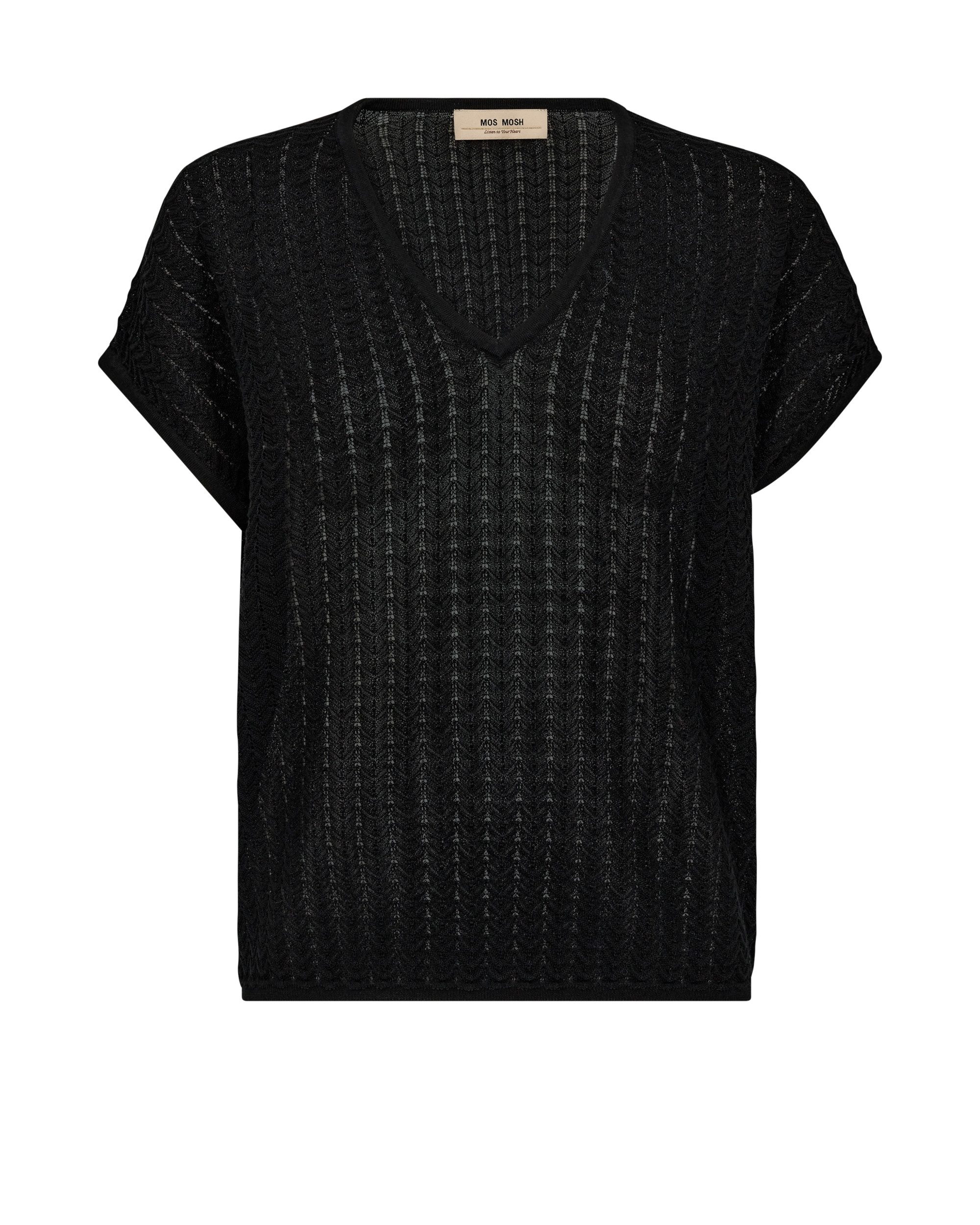 Mos Mosh Rundhalspullover MMShani Plain V-neck günstig online kaufen