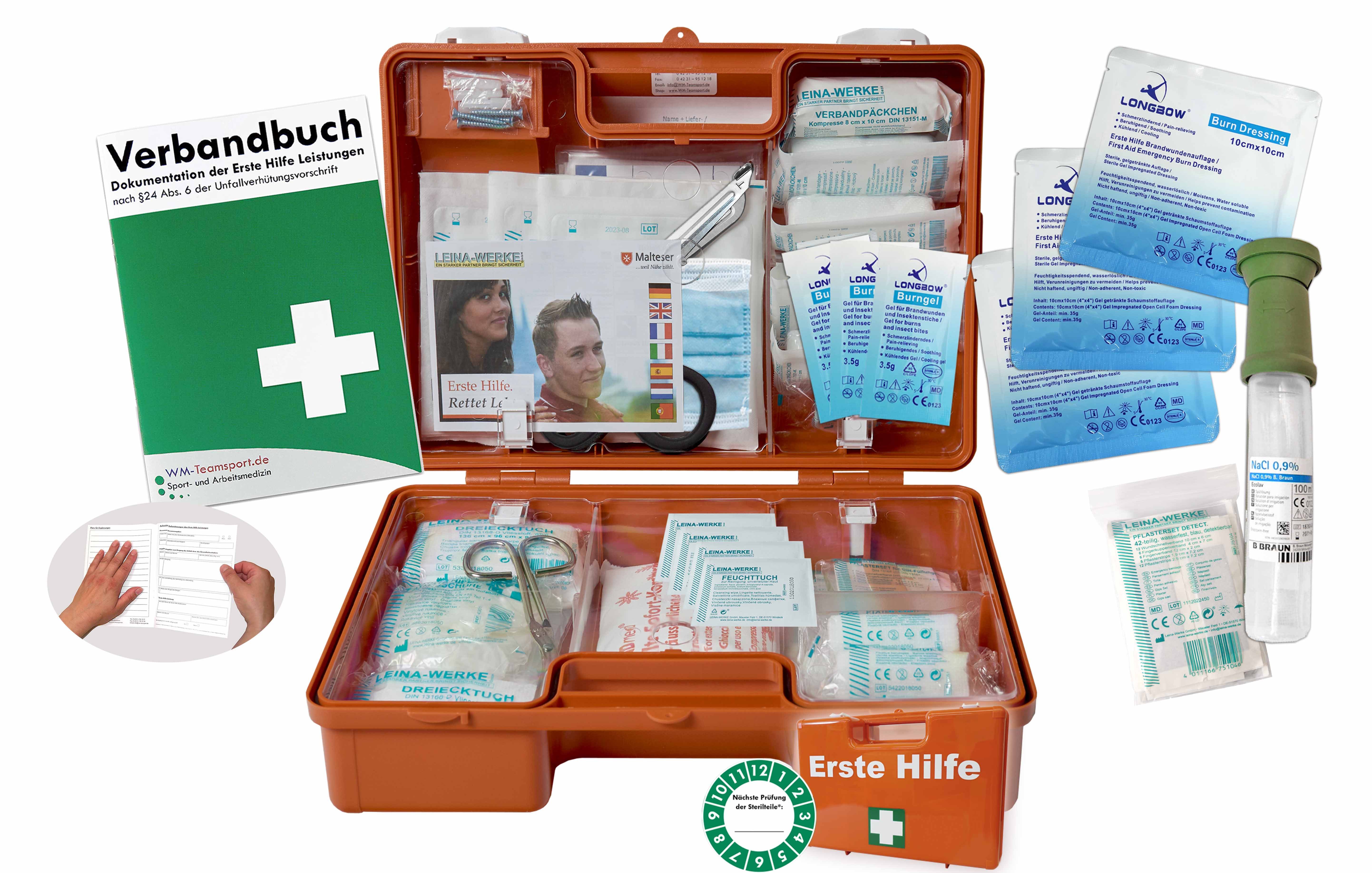 WM-Teamsport Erste-Hilfe-Koffer Erste-Hilfe-Koffer GASTRO für Betriebe nach aktueller DIN 13157