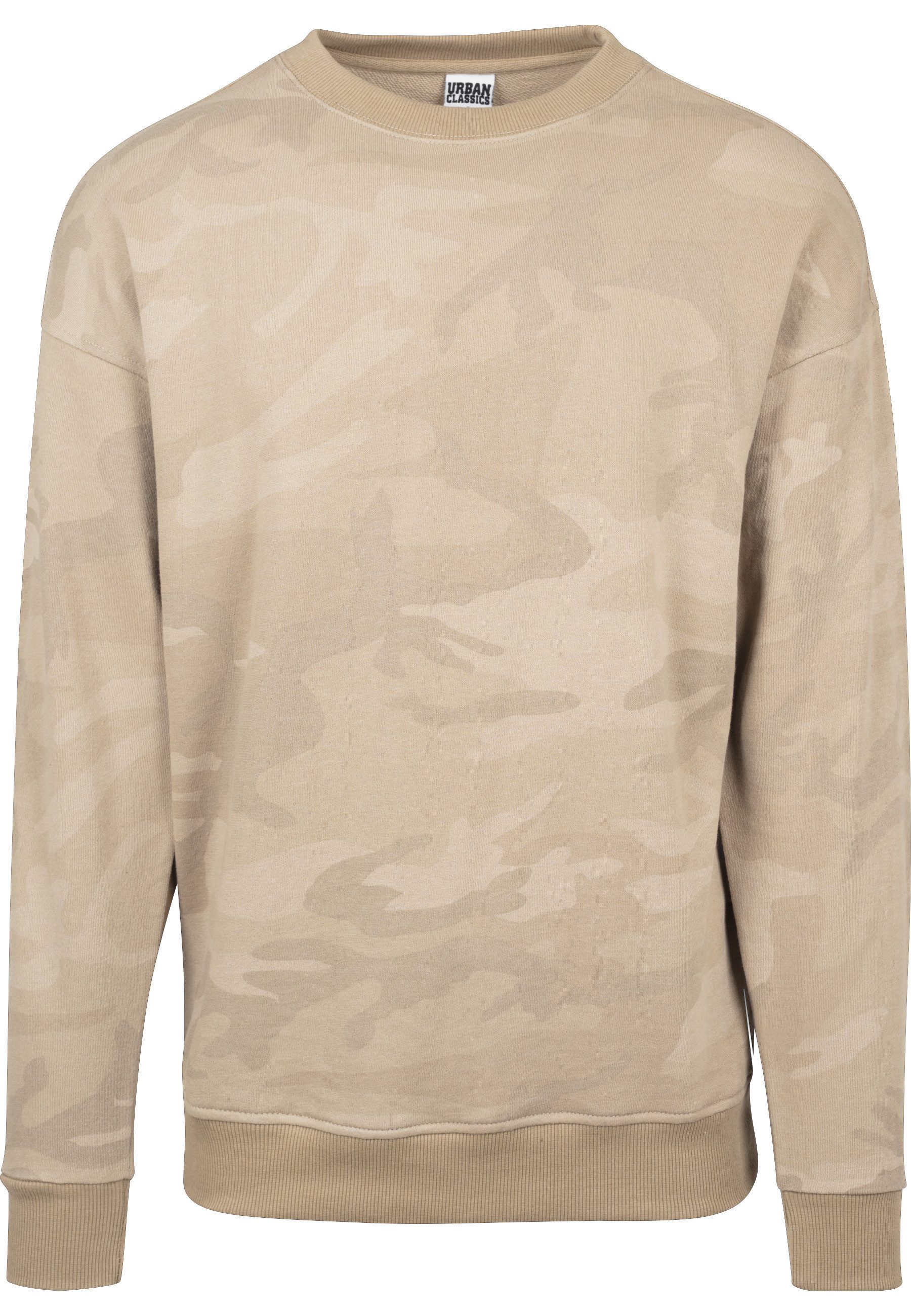 Rundhalspullover Urban Classics Herren Camo Crewneck