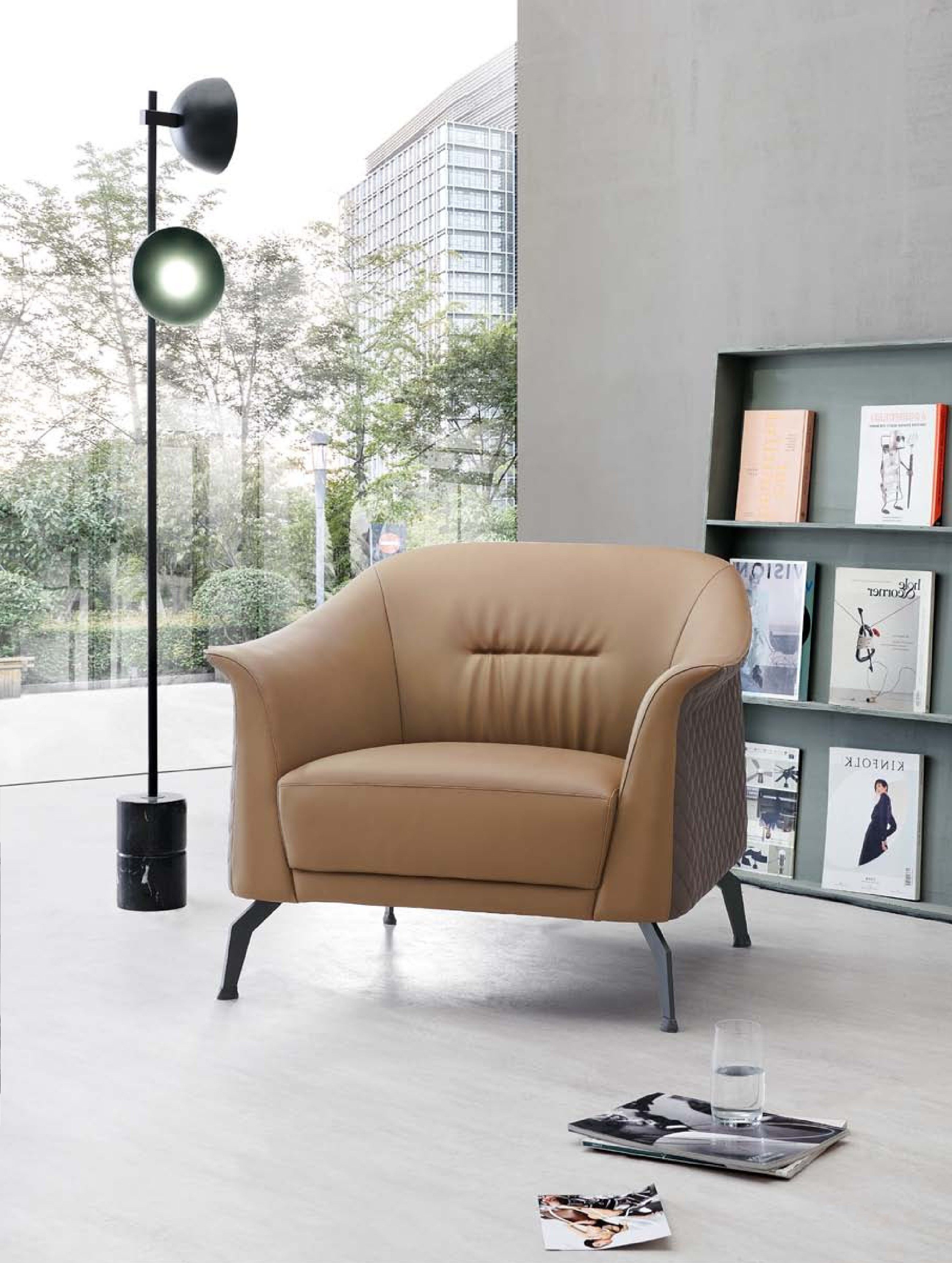 Xlmoebel Loungesessel Cocktailsessel Sessel Sofa Couchen für gemütliche Abende (1-St), Made in Europa