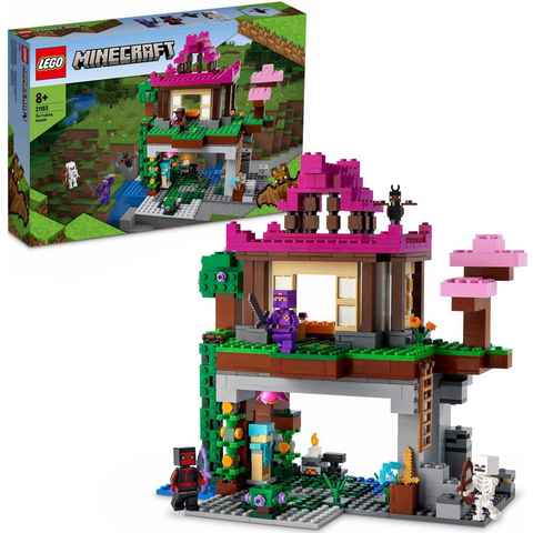 LEGO® Konstruktionsspielsteine Das Trainingsgelände (21183), LEGO® Minecraft, (534 St)