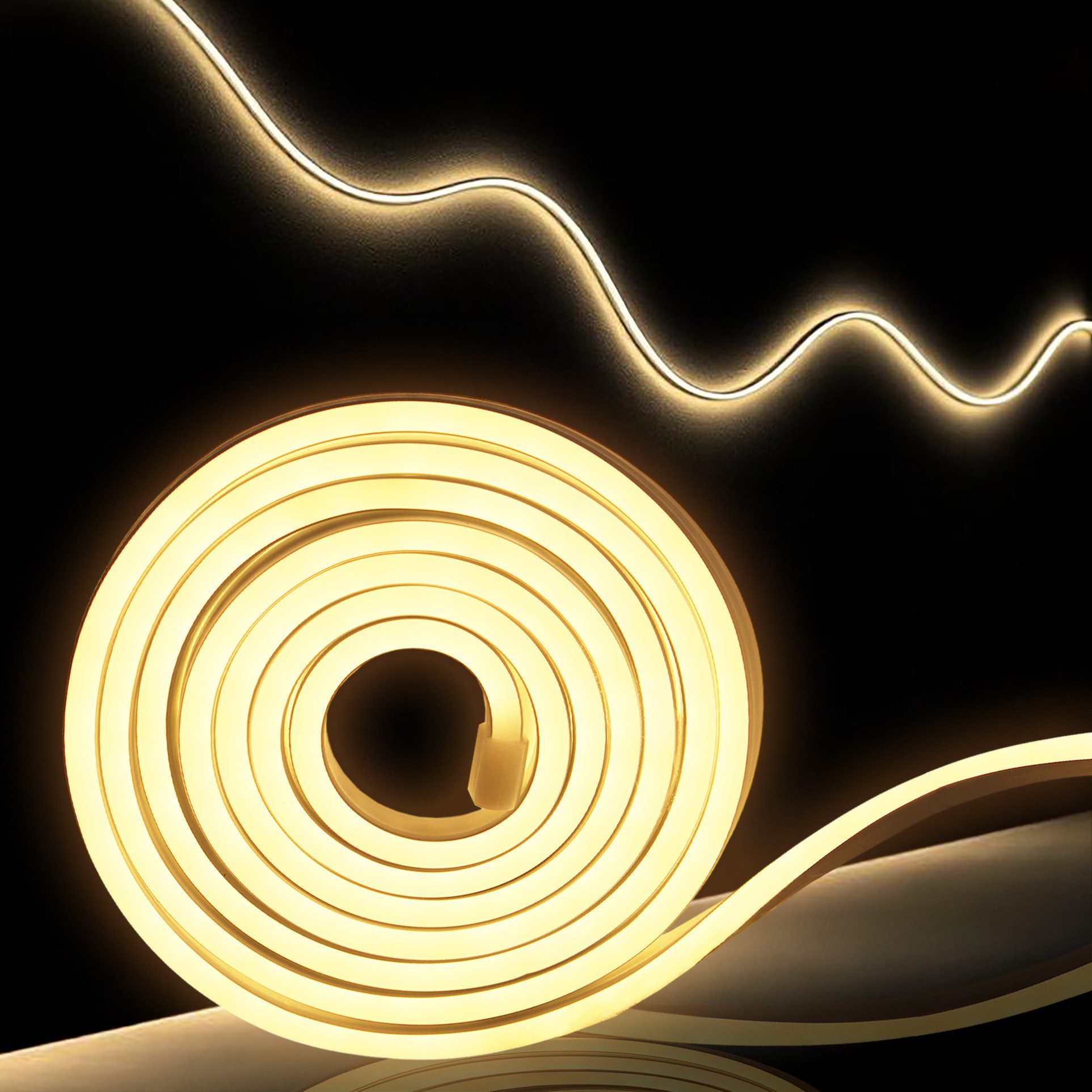 Spetebo LED-Lichterschlauch LED Lichtschlauch warmweiß - 10 m / 900 LED, 90 günstig online kaufen