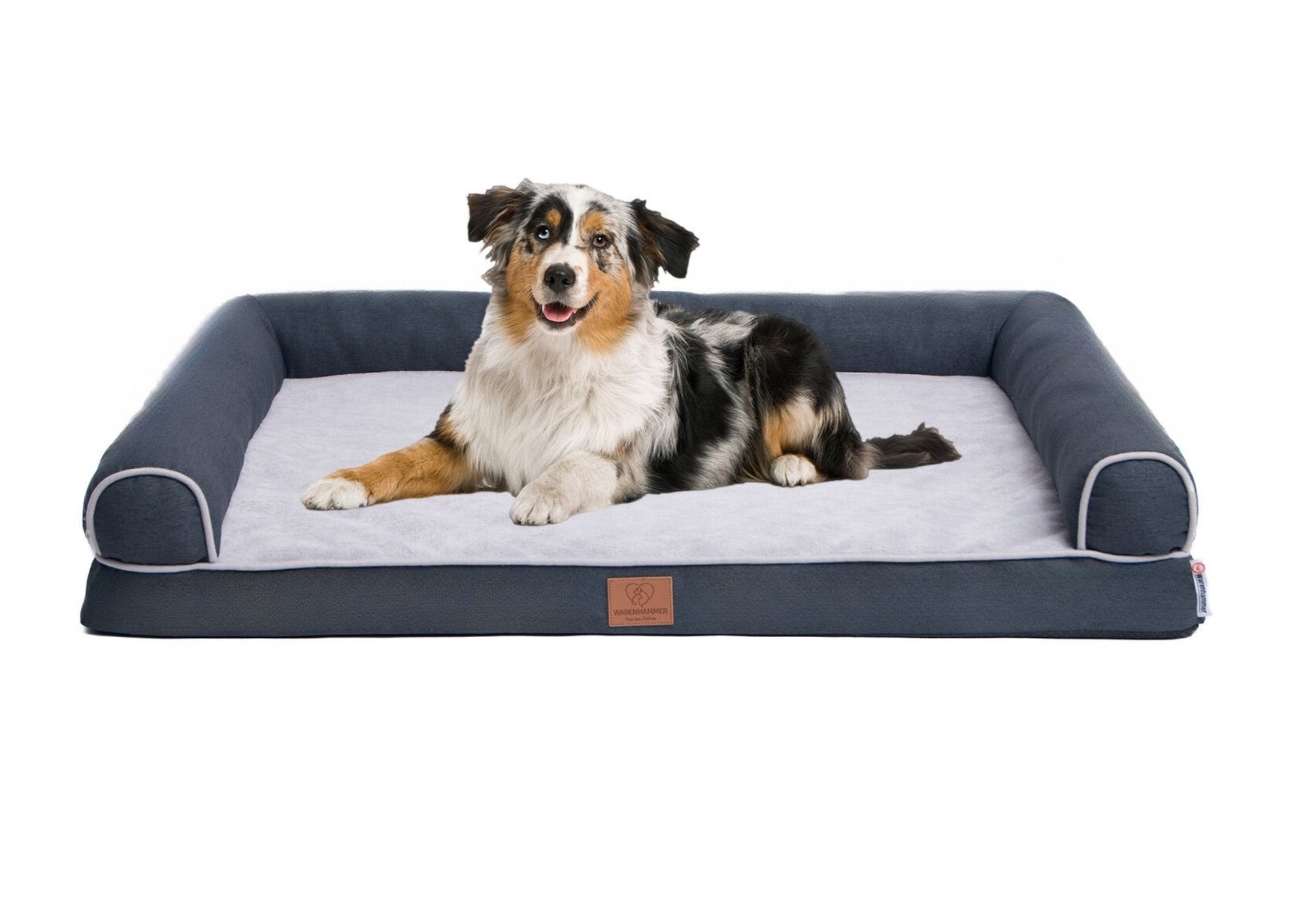 Warenhammer Tierbett Orthopädisches Premium Hundebett, flauschig weich, Abnehmbar,Waschbar, verschiedene Grössen