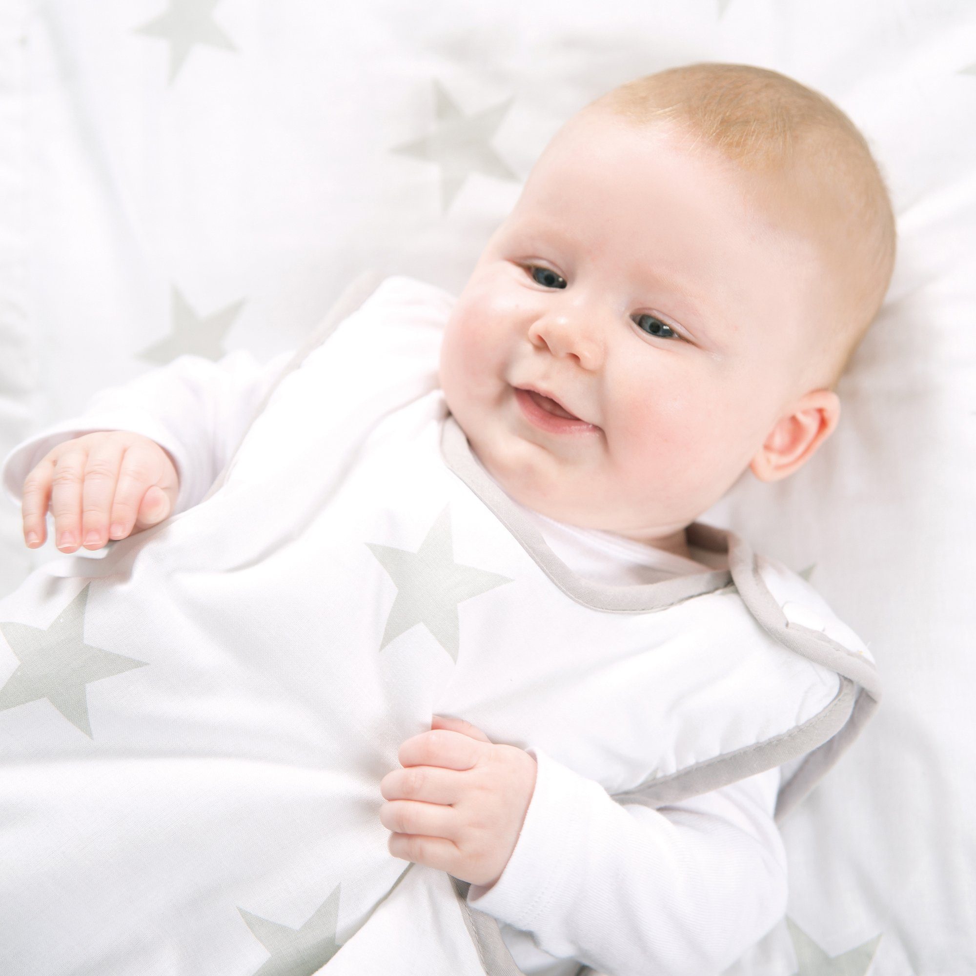 roba® Babyschlafsack aus atmungsaktiver Baumwolle, ganzjährig nutzbar, unisex