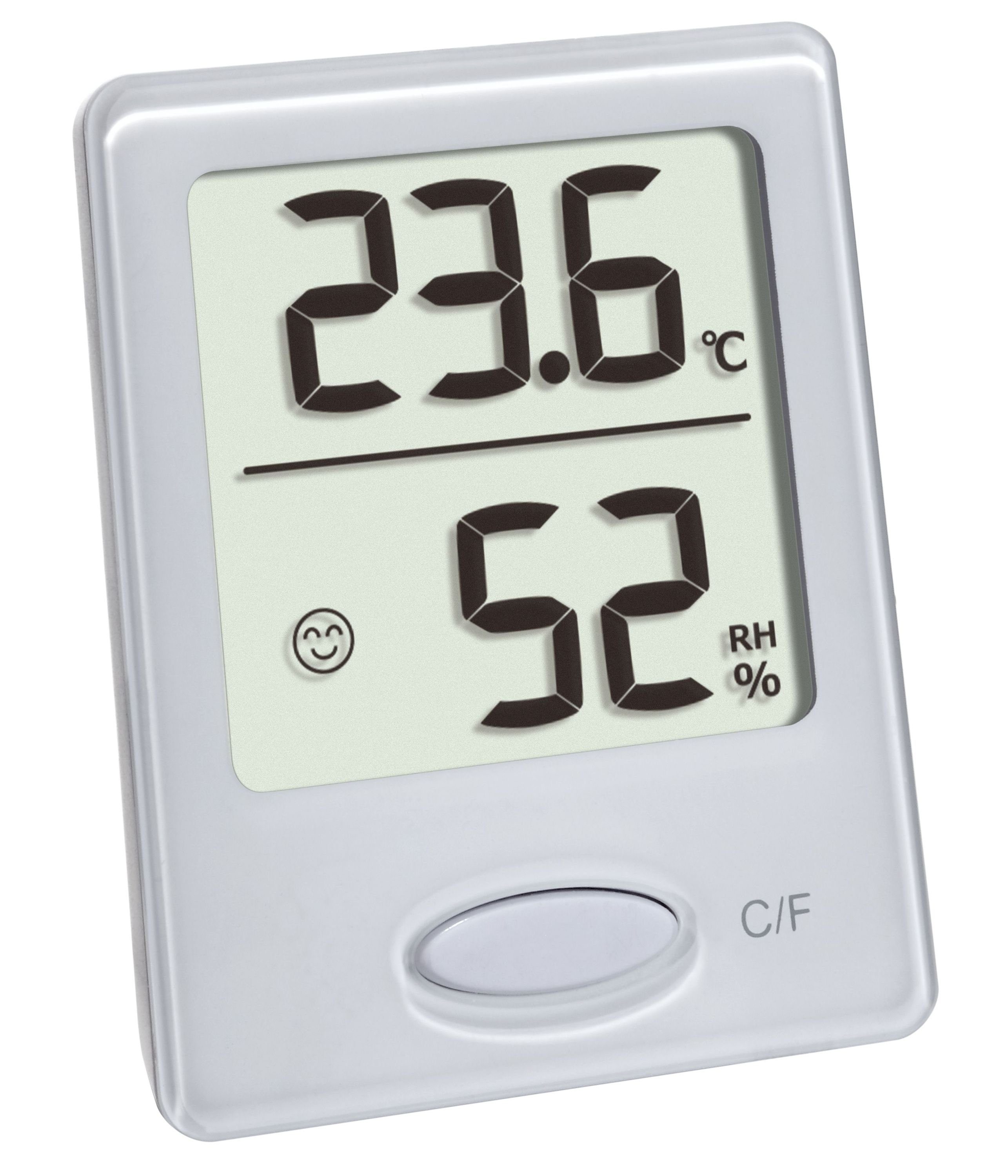 Wetterstation Digitales Thermo-Hygrometer, weiß