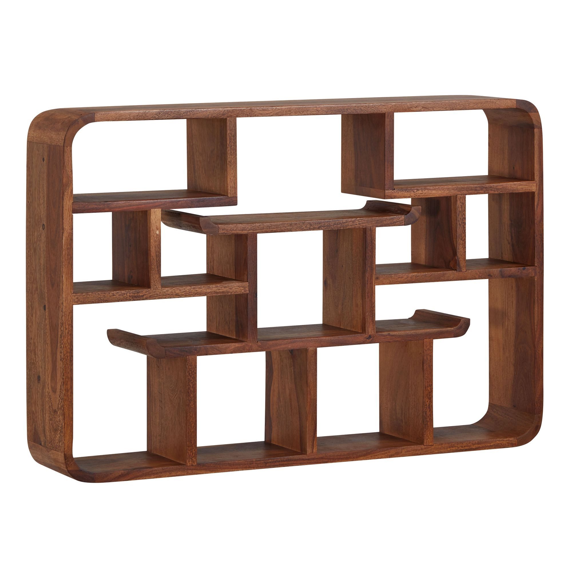KADIMA DESIGN Wandregal Wandregal Massivholz Hängeregal günstig online kaufen