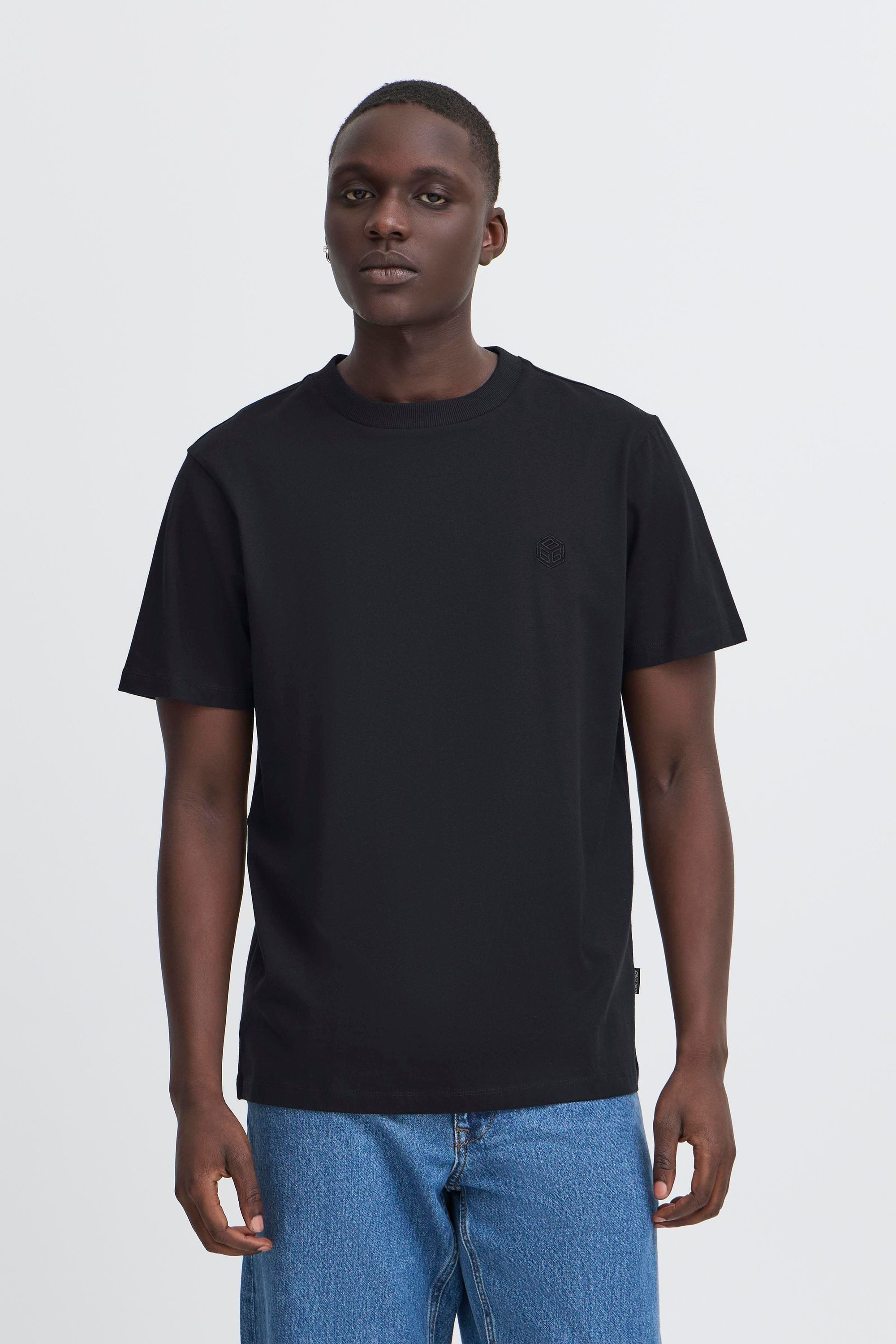 Blend Rundhalsshirt BHJuma Basic T-Shirt mit Rundhalsausschnitt