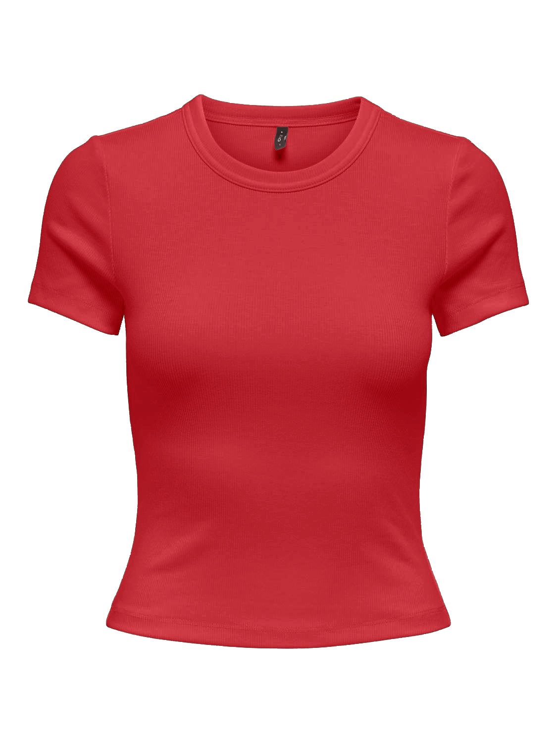 ONLY Kurzarmshirt ONLVAL S/S O-NECK TOP günstig online kaufen