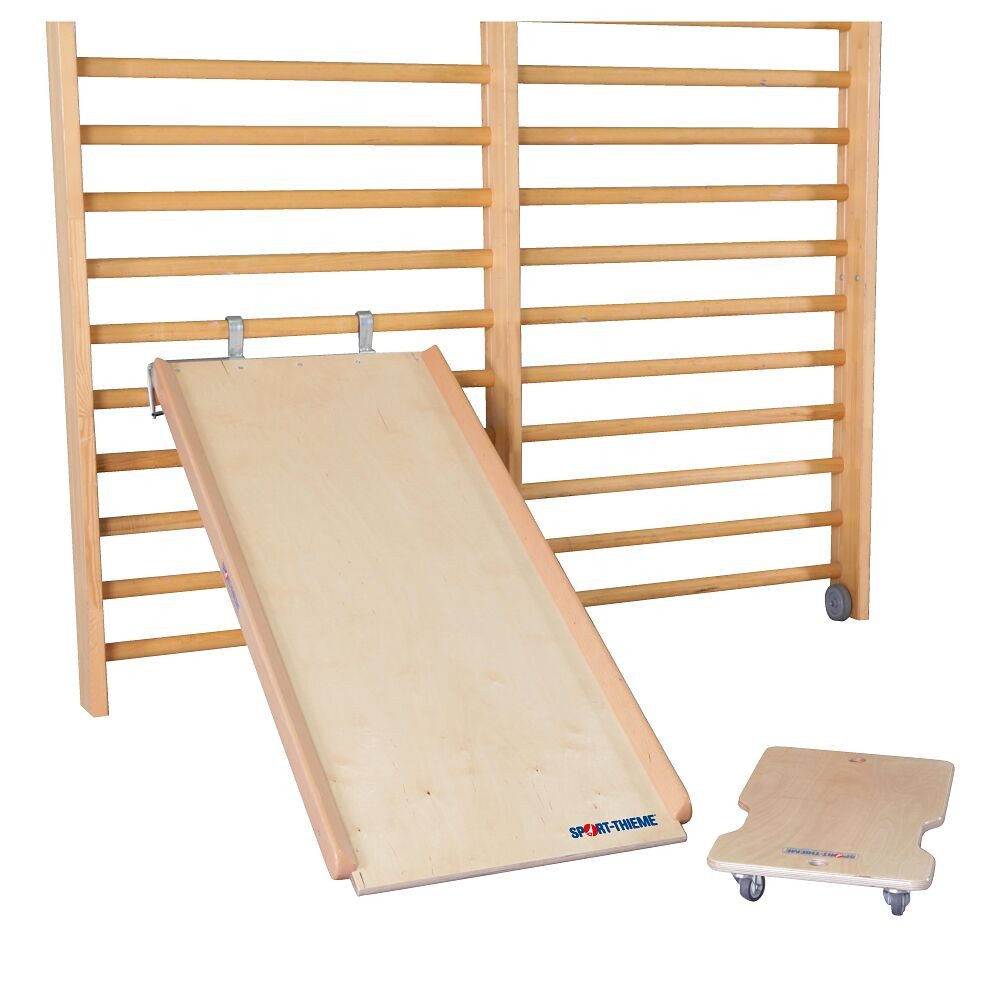 Sport-Thieme Klettergerüst Rollbrettbahn Mini, Die platzsparende Rampe für kleine Räume