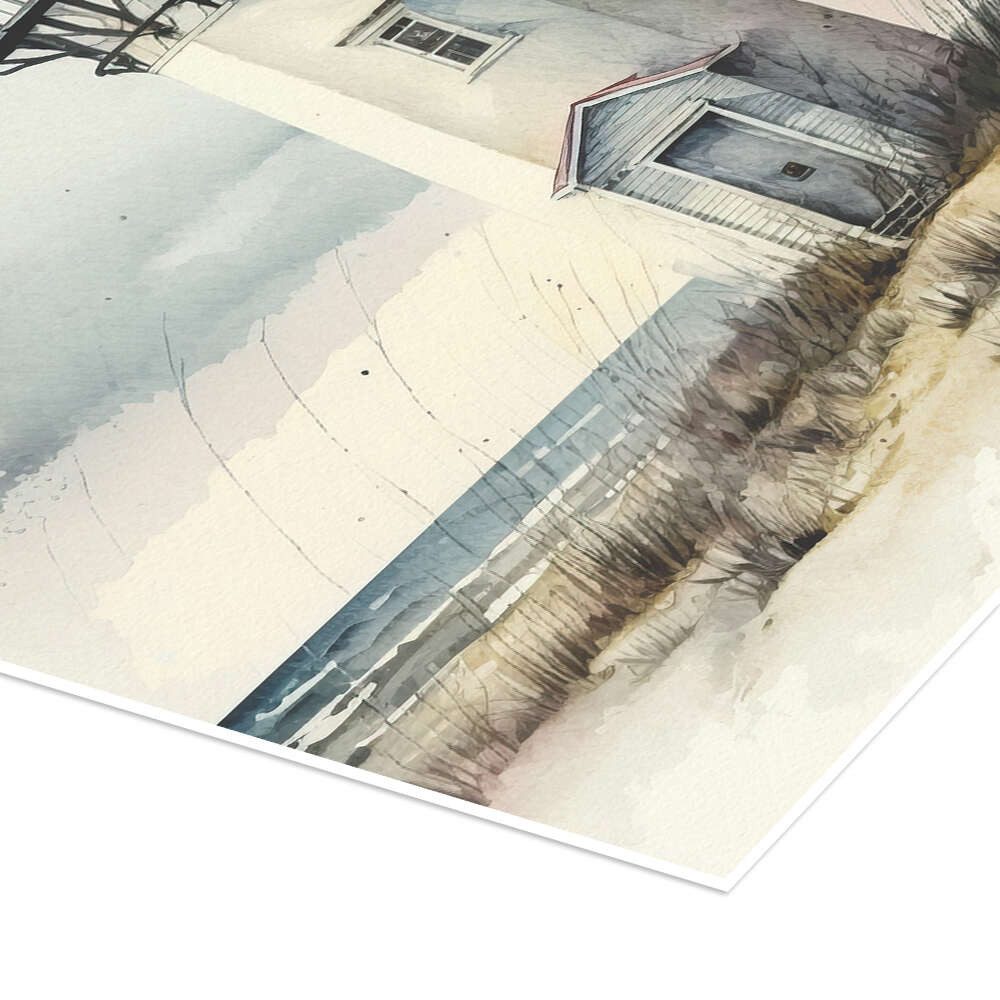 Posterlounge Wandbild Leuchtturm, Willow Studio, erhältlich als Poster, Leinwandbild, Wandsticker oder Acrylglasbild