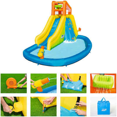 Bestway Planschbecken H2OGO!™ Wasserpark Mount Splashmore, BxLxH: 286x435x267 cm, mit Dauergebläse