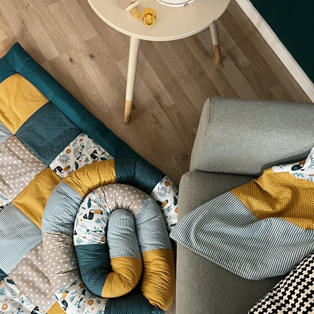 ULLENBOOM ® Kinderbettwäsche Babybettwäsche 2-teilig Dschungel, günstig online kaufen