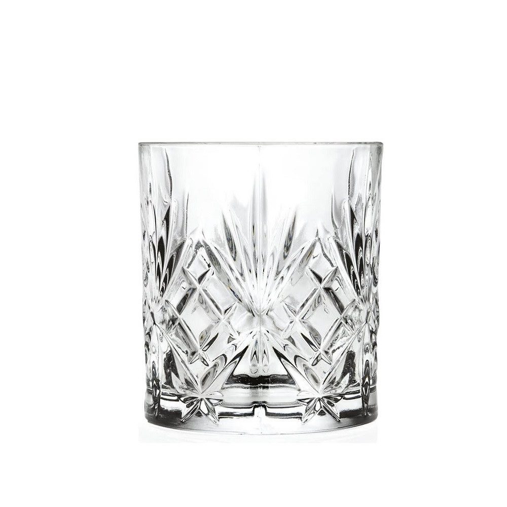 RCR Schnapsglas RCR Melodia Likörglas 80 ml 6er Set, Kristallglas