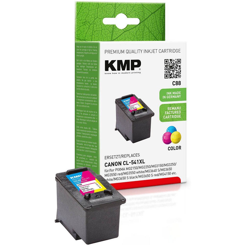 KMP 1 Tinte C88 ERSETZT Canon CL-541XL - color Tintenpatrone (1 Farbe, 1-tlg)