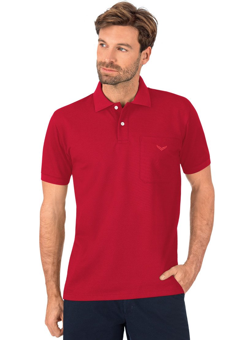 Trigema Poloshirt "TRIGEMA Polohemd mit Brusttasche", (1 tlg.) günstig online kaufen